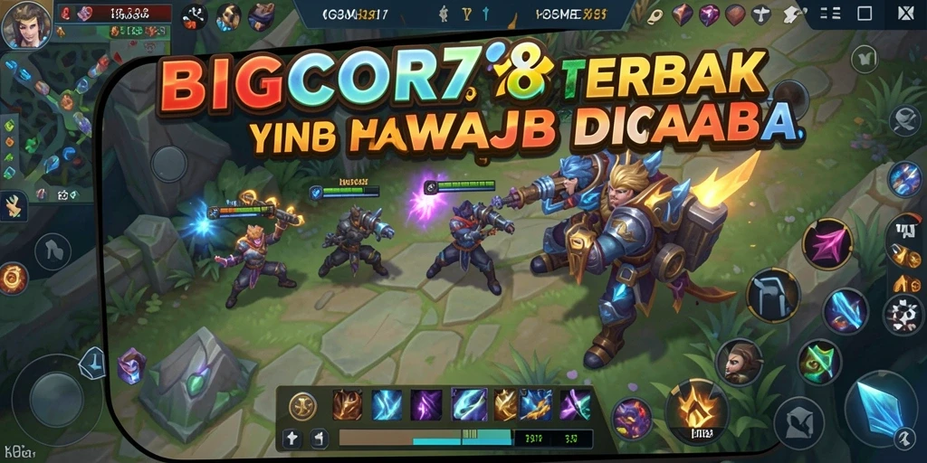 Tampilan utama gameplay MOBA BIGCOR78 yang menarik.