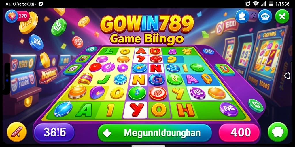 Screenshot dari gameplay Bingo yang seru di GOWIN789.