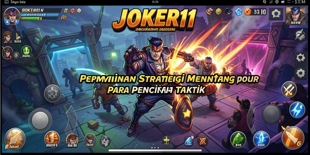 Tampilan gameplay menarik JOKER11 dengan aksi strategi yang mendebarkan.