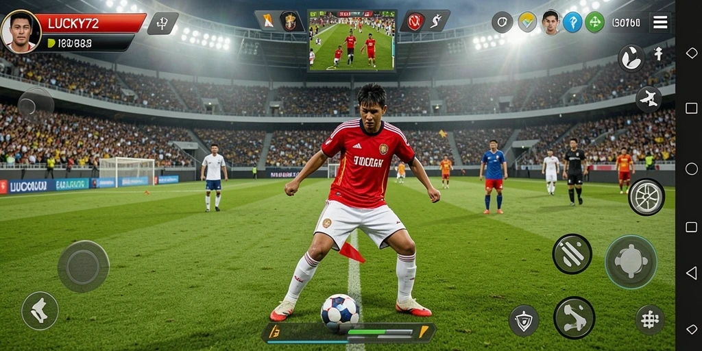 Tampilan gameplay LUCKY72 yang menarik dan mendebarkan di lapangan.
