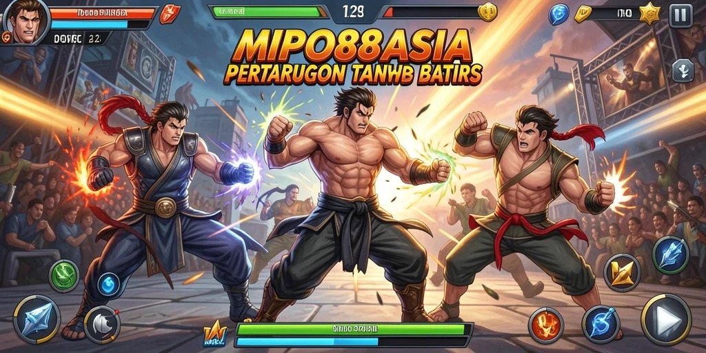 Tampilan gameplay MPO88ASIA yang mendebarkan dalam pertarungan Fighting.