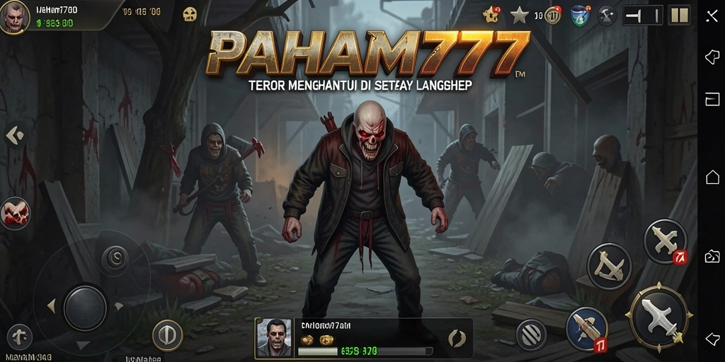 Gameplay PAHAM777 menakutkan dengan suara dan grafis yang mencekam.