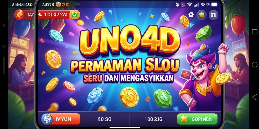 Tampilan menarik dari gameplay Slot UNO4D yang menggembirakan.
